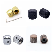 2/3/4 Pcs guitar knobs Metal Dome Tone Volume Speed Control Knobs With Wrench
