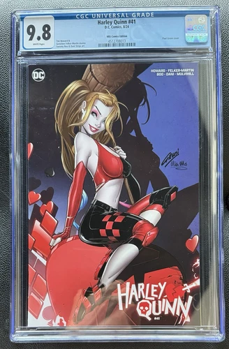 HARLEY QUINN #41 CGC 9.8 KRS PAUL GREEN CARDSTOCK VARIANT (DC 2024)