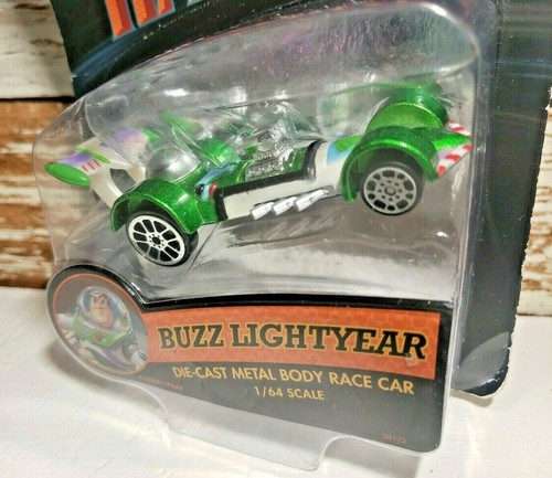 Rare Toy Story Buzz Lightyear Die-Cast Metal Body Race Car Disney Parks Toy 1/64 - Picture 2 of 6
