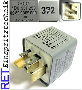 Relais NR 372 Arbeitsrelais 4D0951253 Kraftstoffpumpenrelais VW Passat Audi A 4