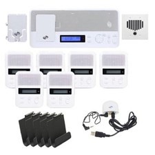 IntraSonic I2000MPAC Standard Pack Intercom White w/ Bluetooth Receiver, 5-Room