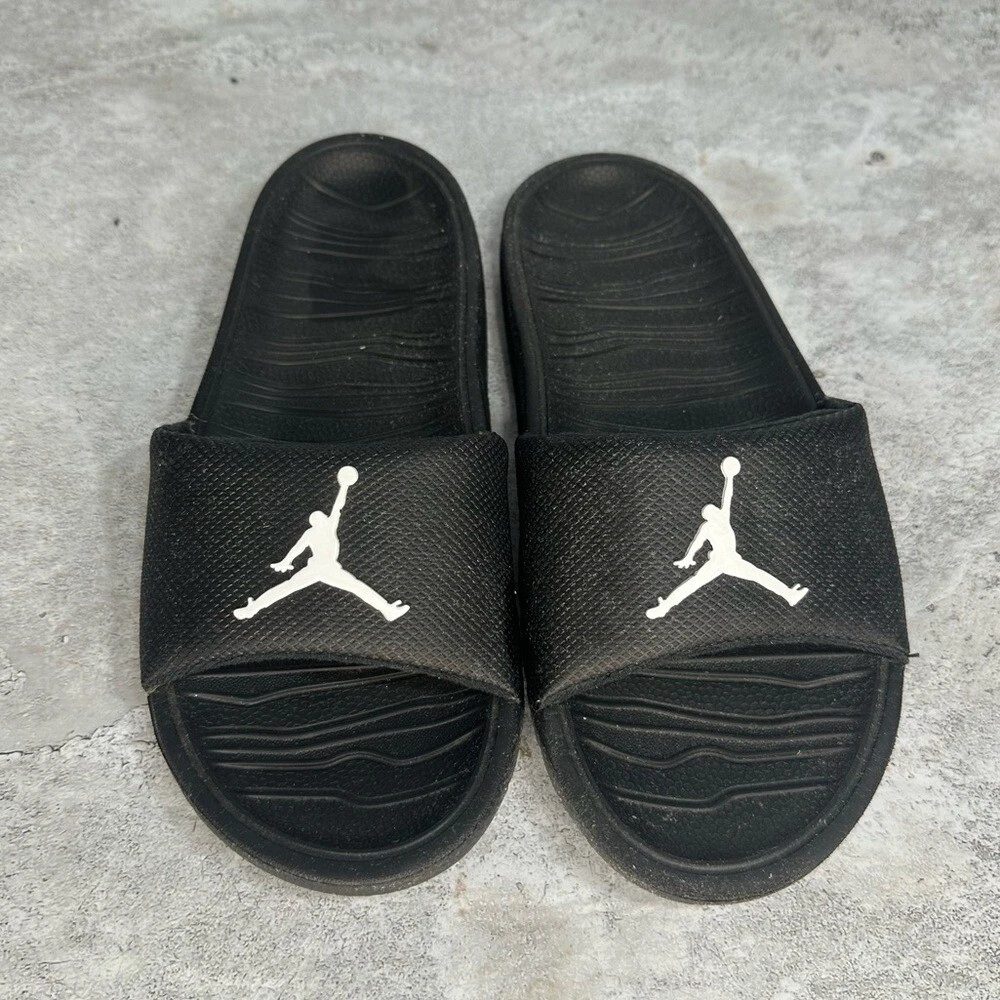 Sandalo coulissantes enfants Jordan Break (GS) noir blanc CD5472 001 NUOVO (to