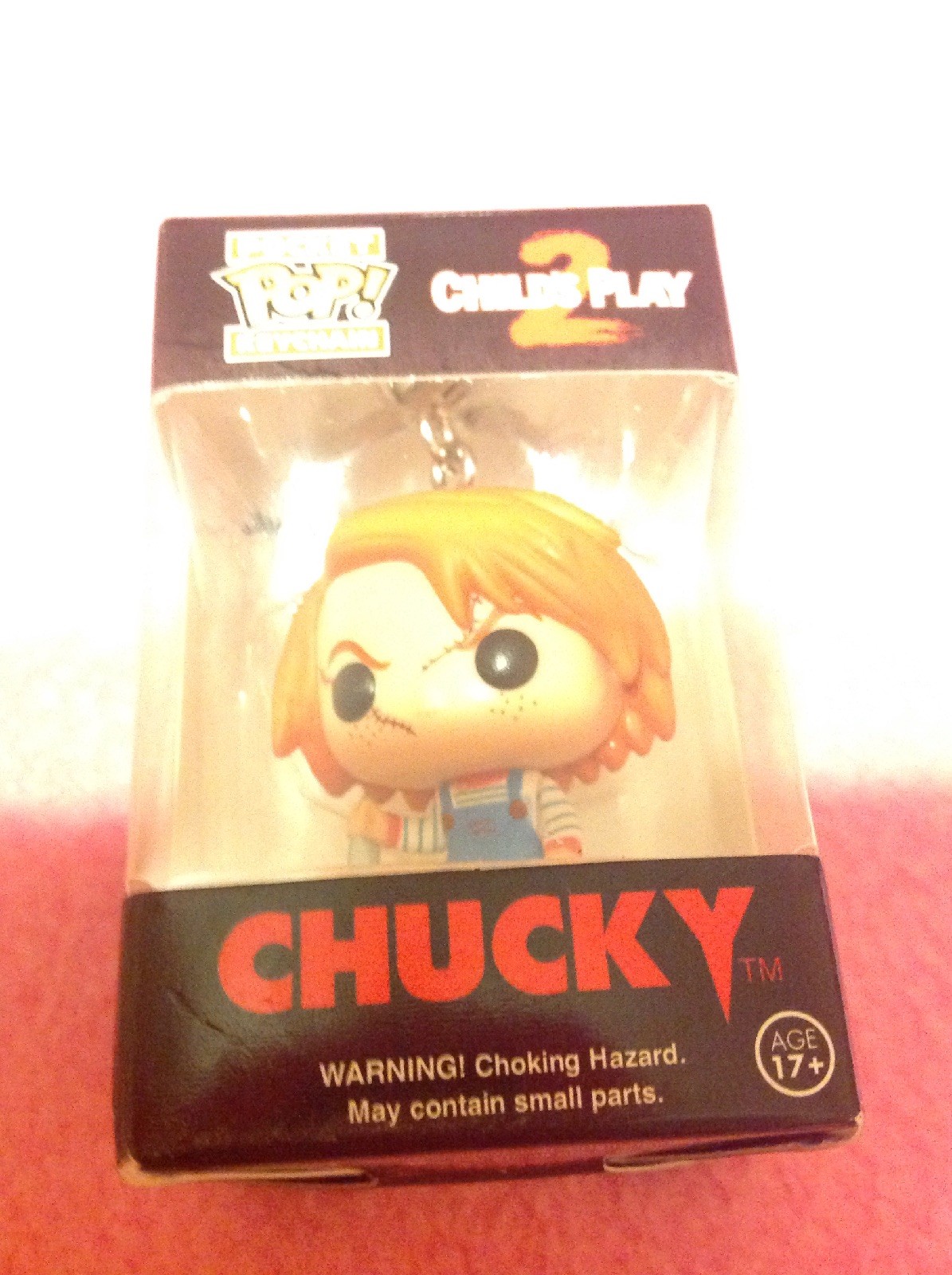 chucky funko pop keychain