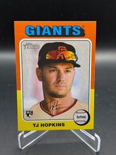 2024 Topps Heritage High Number #628 TJ HOPKINS GIANTS RC ROOKIE