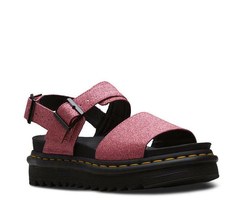 Dr Martens Slip On Sandal Voss Glitter 