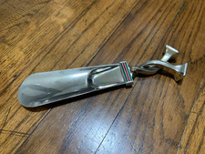 Vintage Gucci Shoehorn with Red and Green Classic Enamel Stripe