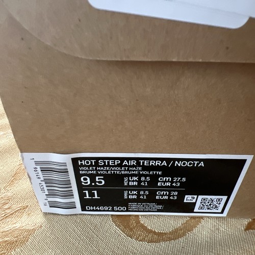NIB Men’s Size 9.5- NOCTA x Hot Step Air Terra Violet Haze - Picture 4 of 9