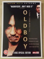 POSTCARD of FILM / MOVIE POSTER For OLDBOY (OLDEUBOI) Directed by Park Chan-wook