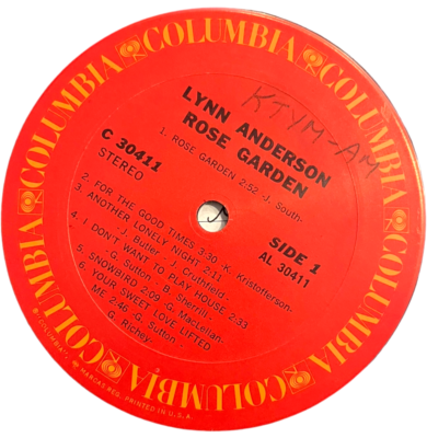 Lynn Anderson - Rose Garden - Columbia Records C 30411 - 12