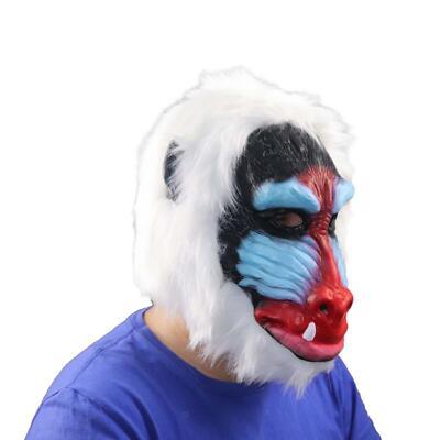 Pavian Kopfmaske Neuheit Realistische 3D Schimpansenmaske