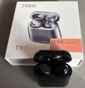 TOZO T1117 T6 True Wireless Stereo Headphones - Black