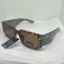 Giselle Tortoise Contemporary Collection Sunglasses UV400 Protection Square Fram