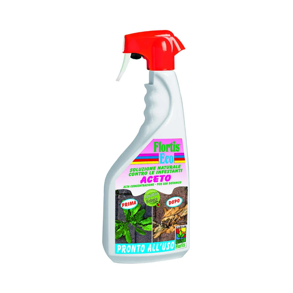 Aceto uso botanico Flortis Eco-1000ml-naturale contro infestanti