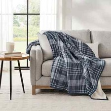 NEW Members Mark Throw 60"x70" Warm Soft Comfy Cozy Plush Blanket