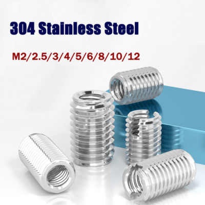 M2-M12 Sleeve Thread Adapters Reducing Nut Screw Pipe Connector Stainless Steel