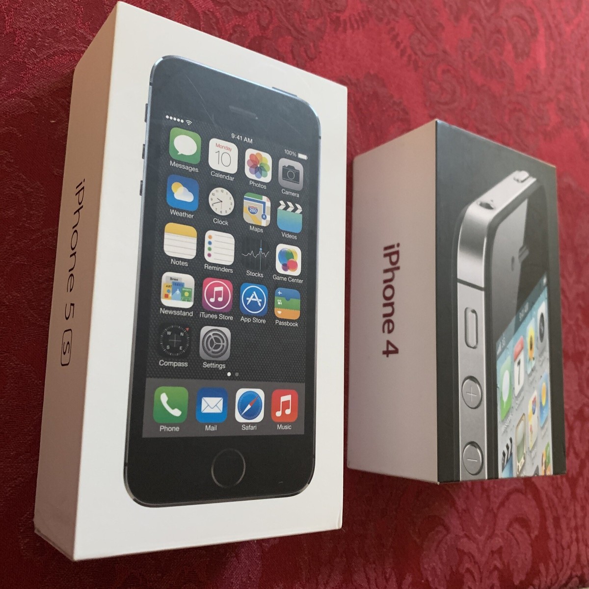 Original OEM Apple Iphone 5s Space Gray 16GB & iPhone 4 Black 8GB