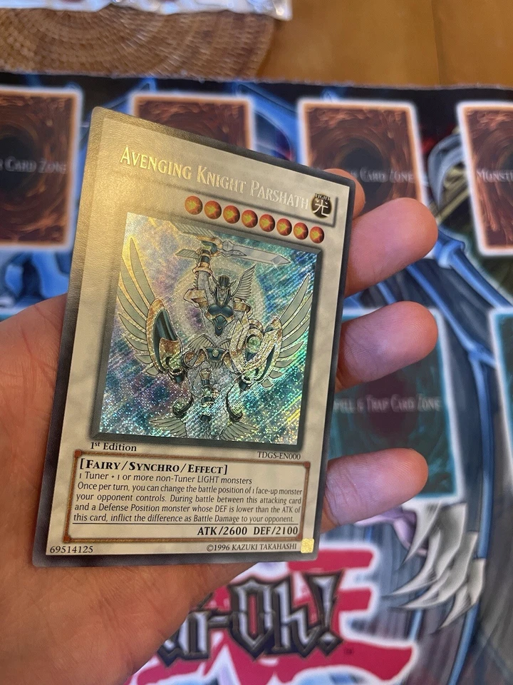 Avenging Knight Parshath TDGS-EN000 The Duelist Genesis 1st Edition NM YUGIOH - Image 4 of 4