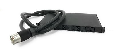 APC AP7516 Basic Rack Power Distribution Unit PDU 1U 14.4kW 208V (6) C19 TESTED