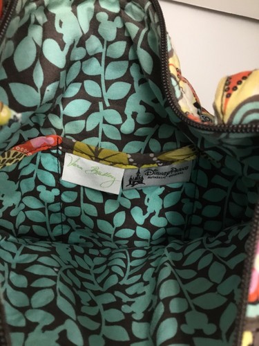 Vera Bradley Disney Parks Perfect Petals Hipster Crossbody Purse Bag Mickey - Picture 11 of 12
