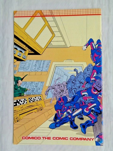 Justice Machine No. 1 de enero de 1987 Comico The Comic Co. primera impresión casi nuevo (9,4) - Imagen 2 de 8