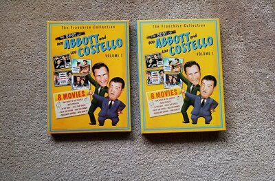 The Best of Abbott and Costello Volume 1 8-Movie DVD Set VG++