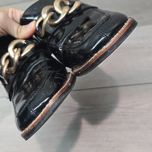 Steve Madden Women Lorie Black& Gold Clog Shoes Heels Mule Sz 9.5M - Picture 4 of 11