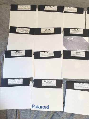 Vintage DOS software game lot - Simple Solutions - 25 5.25" floppy disks - Picture 2 of 3