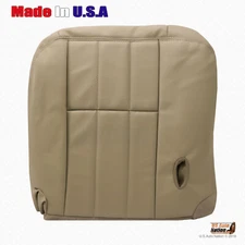 2003 to 2005 Mercury Grand Marquis Front Driver Bottom Leather Seat Cover In Tan