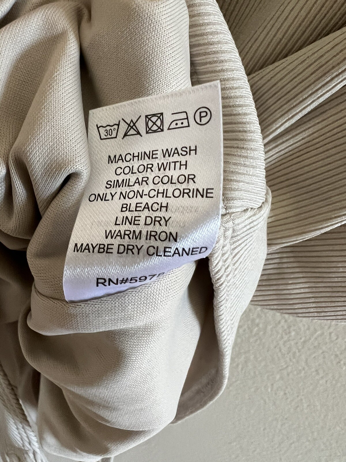 House Of Harlow 1960 Ribbed Stretch Bodysuit Sleeveless Beige Size XL NEW