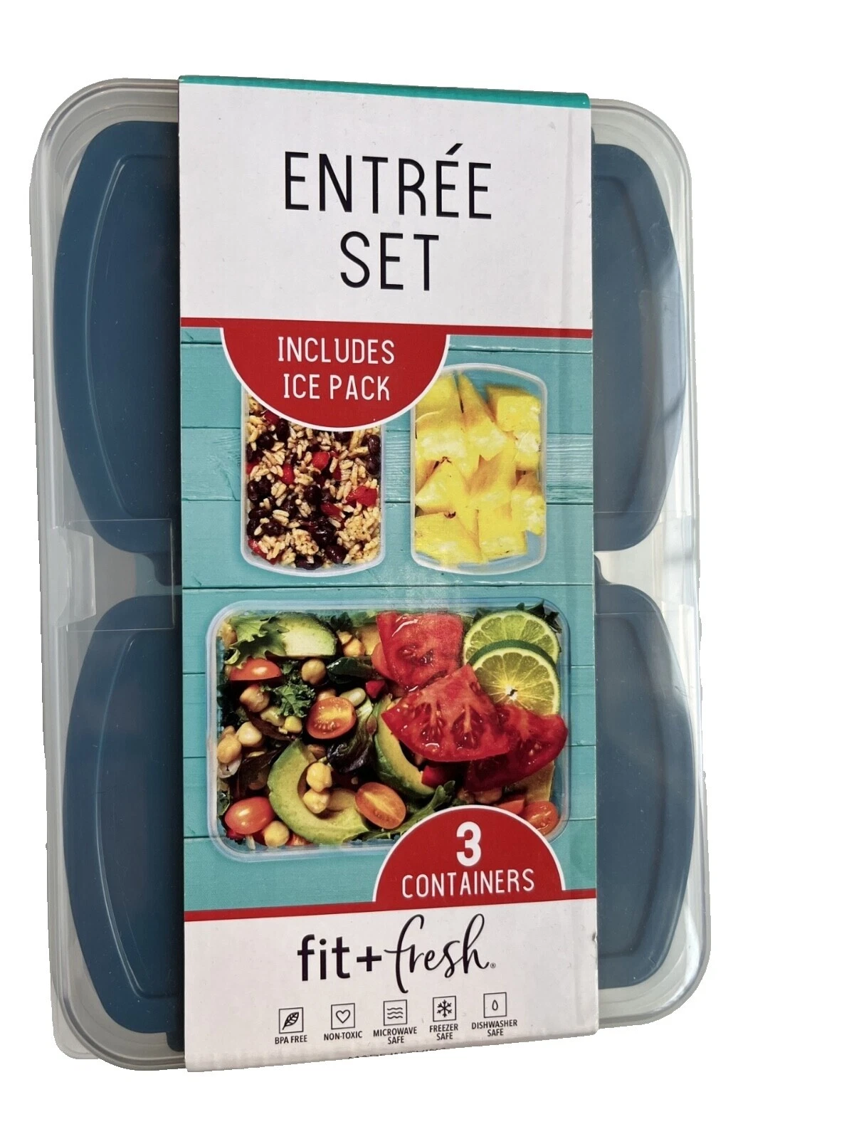 Contenedores de almacenamiento de alimentos Fit & Fresh