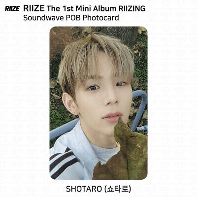 RIIZE The 1st Mini Album RIIZING POB Photocard Soundwave RIIZE The 1st Mini Album RIIZING POB Photocard Soundwave