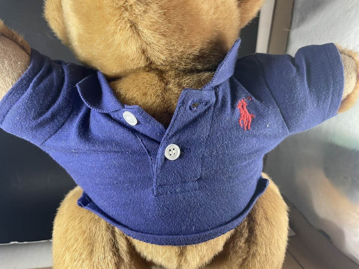 Vintage 90s Y2K 1997 Polo Ralph Lauren Teddy Bear Plush Stuffed