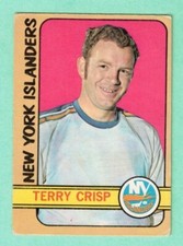 (1) TERRY CRISP 1972-73 O-PEE-CHEE # 88 ISLANDERS 2ND YEAR VG CARD (L0085)