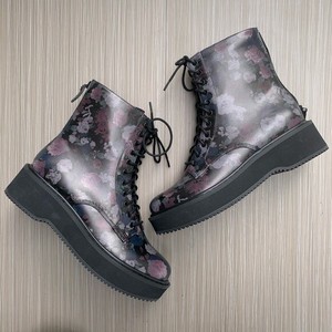 kendall and kylie black combat boots