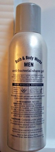 6.5 Oz. COOL SPRING Anti-Bacterial SHAVE GEL Bath & Body Works MEN - Picture 2 of 10