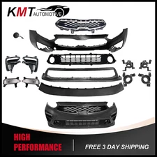 For 19-21 Kia Forte Korea Built New Complete Front Bumper Grille Set W/ Fog Lamp