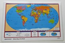World  United States Desk Map Geography History US Grade 4 5 6 7 8 9 10 11 12 