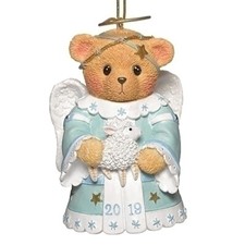Cherished Teddies 2019 Dated Angel Bell Christmas Ornament 132842