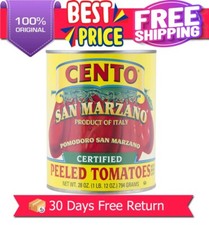 Cento Certified San Marzano Whole Peeled Plum Tomatoes, 28 Ounce, Pack Of 6