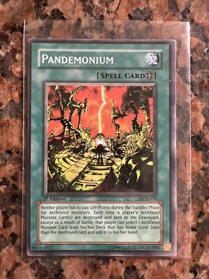 YUGIOH PANDEMONIUM DCR-094 1 ST EDITION COMMON PLAYED | eBay