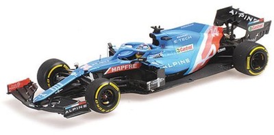 Minichamps Maßstab 1:43 Alpine F1 A521 F.Alonso Bahrain GP 2021