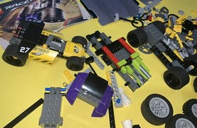 LEGO Racers Power Ram Rod (8491) With Instructions - Parts Lot 1.6 Pounds