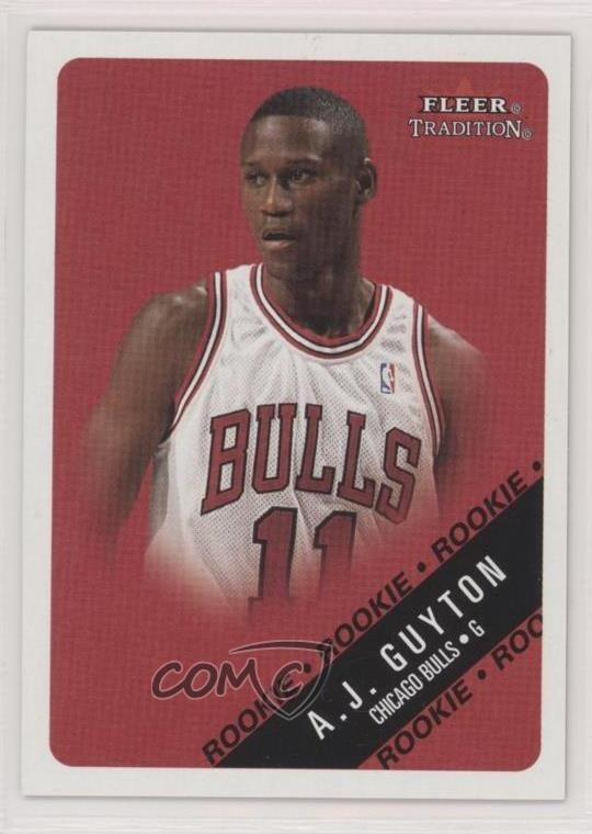 2000-01 Fleer Tradition Rookie AJ Guyton #265 Rookie RC 0q3
