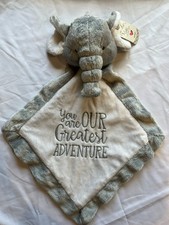 Baby Ganz Elephant Lovey Jellybean Mini Blankie Security Blanket Great Adventure