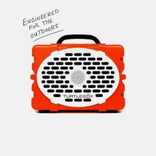 TurtleBox Blaze Orange Waterproof Bluetooth Gen 3 Outdoor Portable Speaker
