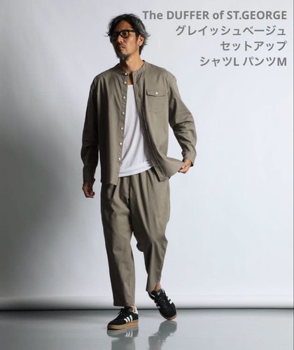 Duffer of St George, The DUFFER of ST.GEORGE Grayish Beige Set-Up L Shirt M Pants
