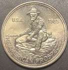 Silver Engelhard 1985 American Prospector One Troy Oz 999 Fine Silver Round