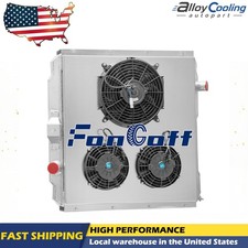 3Row Radiator Shroud Fan For 2002-2004 Hummer...