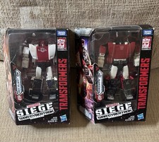 Transformers Siege War For Cybertron Deluxe Class Sideswipe WFC-S7 & Red Alert