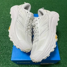 Size 9.5 - HOKA One One Mafate Speed 2 White Lunar Rock 1126851-WLRC Ships Fast!